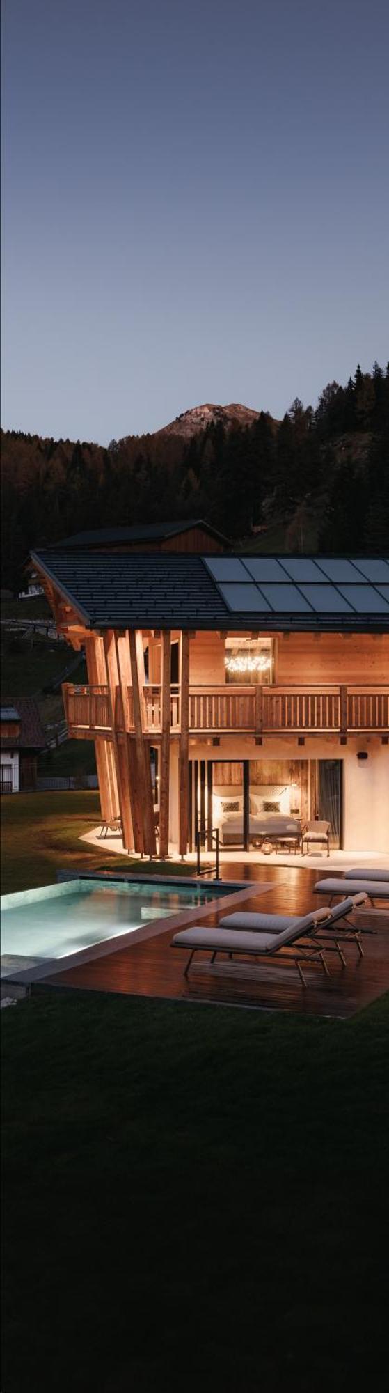 Luxury Spa Chalet Lum D'Or Selva di Val Gardena Bagian luar foto